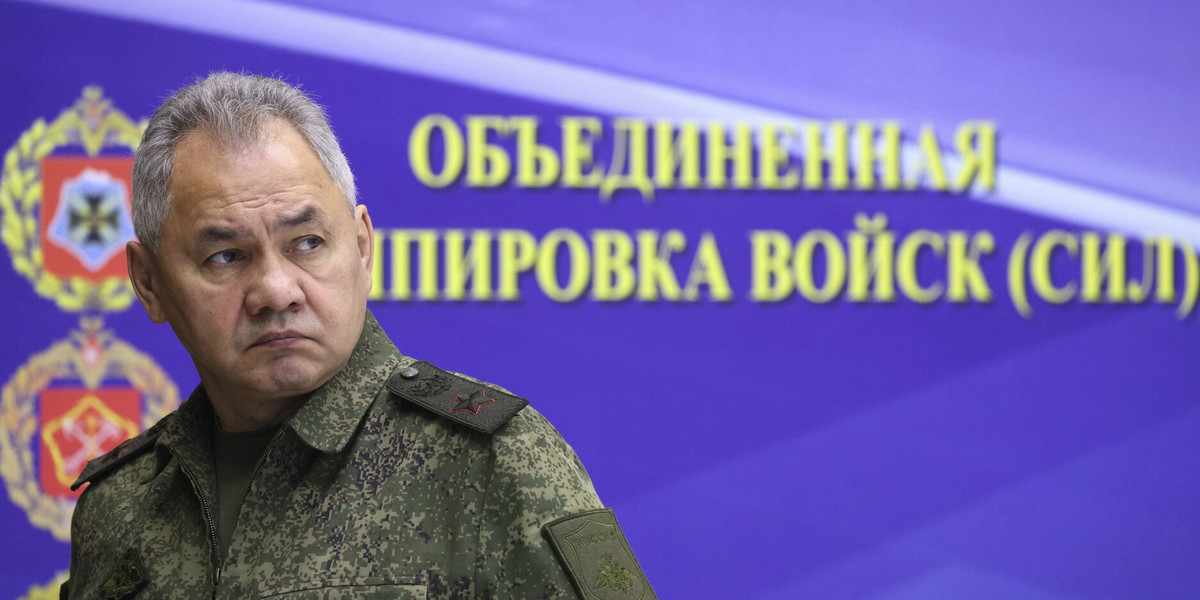 Russia Defense Minister Sergei Shoigu.