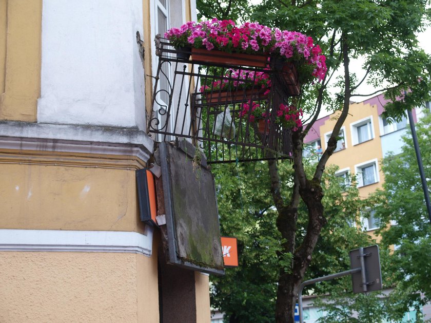 Zawalił się balkon w Białogardzie