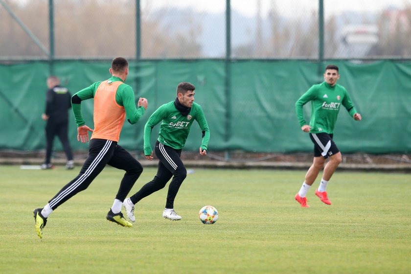 Pilka nozna. Ekstraklasa. Slask Wroclaw. Zgrupowanie w Turcji. Trening. 25.01.2019