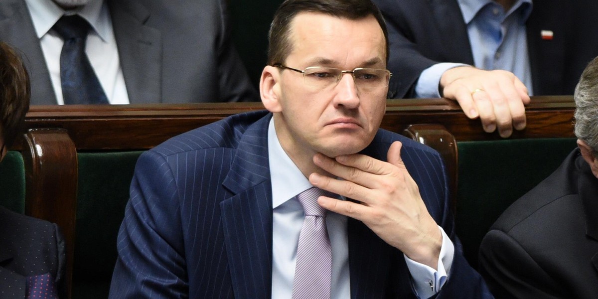 Minister Mateusz Morawiecki