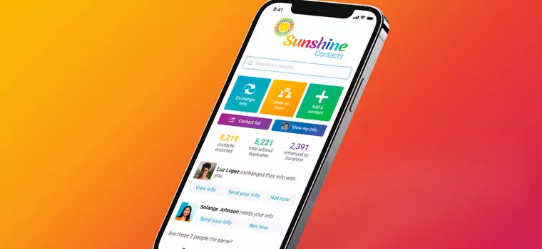Startup byłej szefowej Yahoo prezentuje swoją pierwszą aplikację - Sunshine Contacts