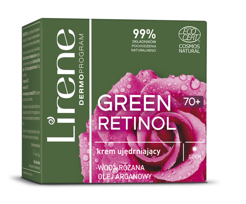 LIRENE Green Retinol krem ujędrniający na dzień 70+