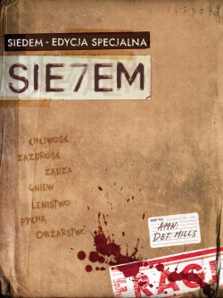 "Siedem" - okładka DVD