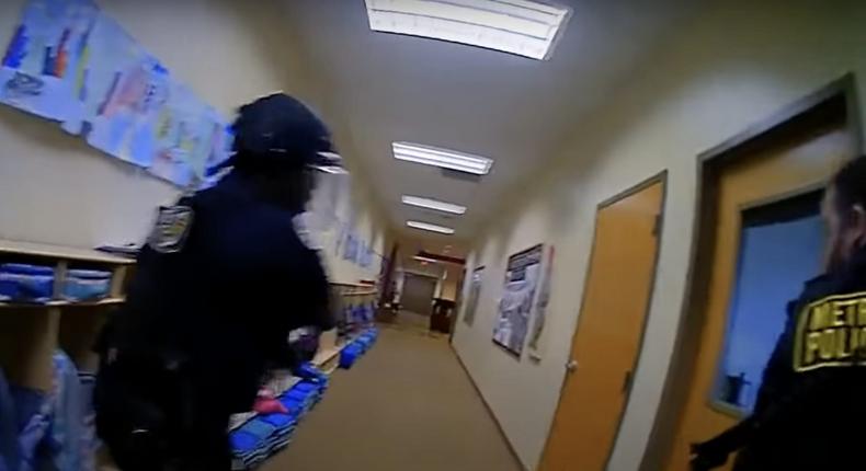 Police body-camera footage shows Nashville cops entering The Covenant School on March 27 before taking out a mass shooter.Metropolitan Nashville Police Department