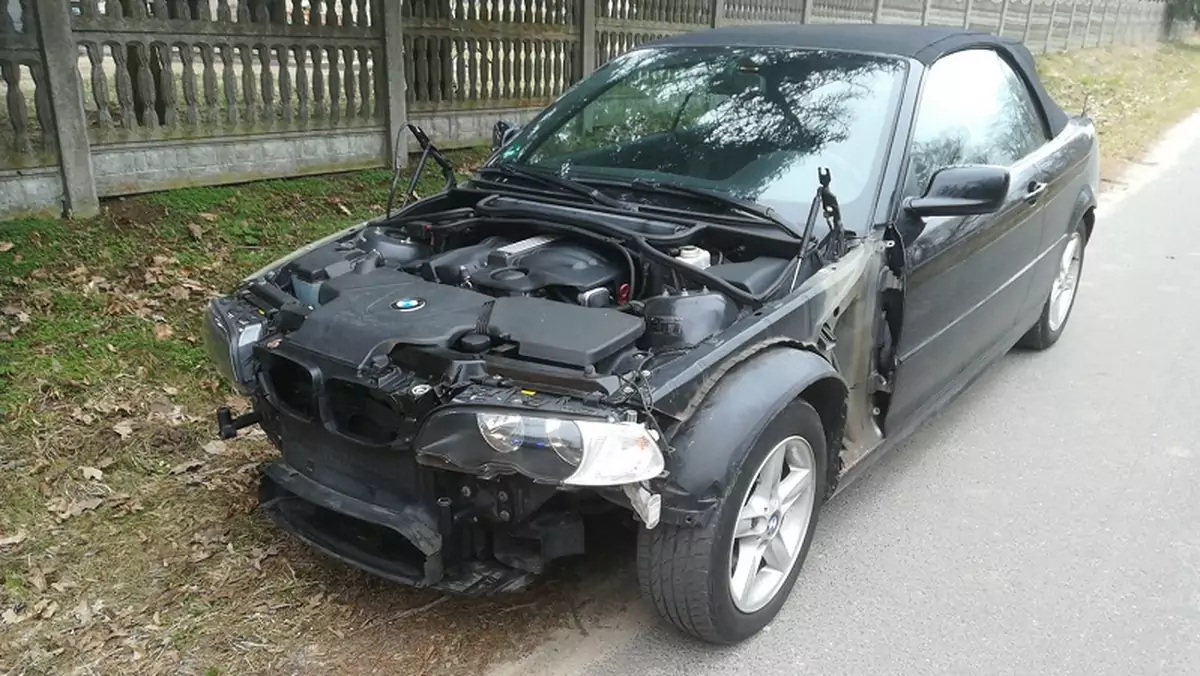 Jechał BMW bez… elementów nadwozia