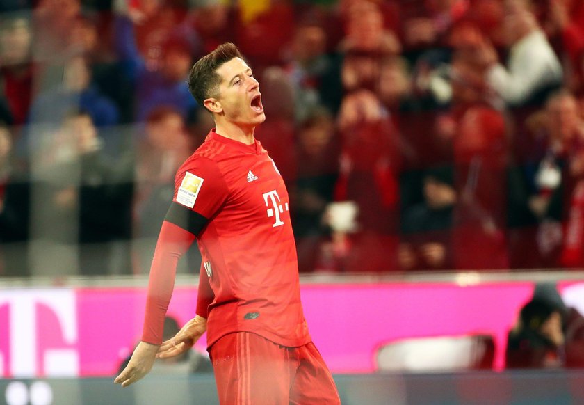 Robert Lewandowski strzelił dwa gole w meczu z Paderborn