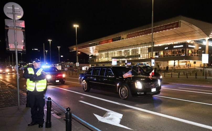 Limuzyna z prezydentem Stanów Zjednoczonych Barackiem Obamą