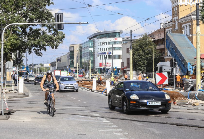 Tramwaje nie jadą na pl. Wileński