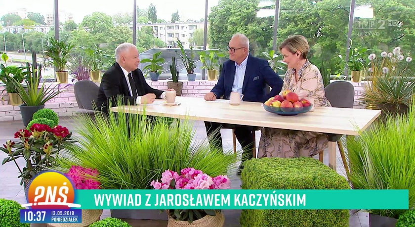 Jarosław Kaczyński w "Pytaniu na śniadanie"