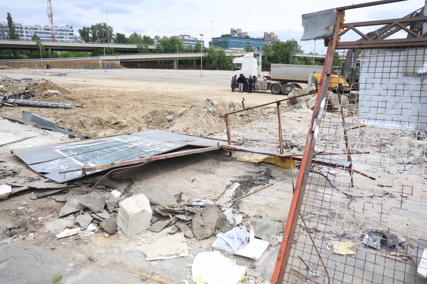 Fotografije sa mesta nesreće na Novom Beogradu