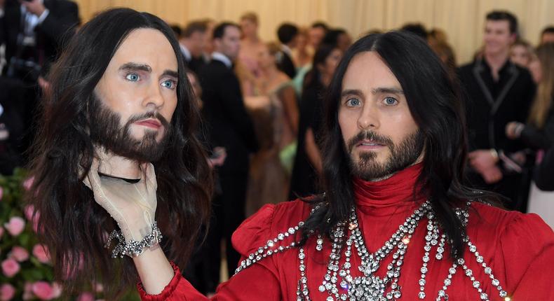 Jared Leto Says Someone Stole His Fake Head