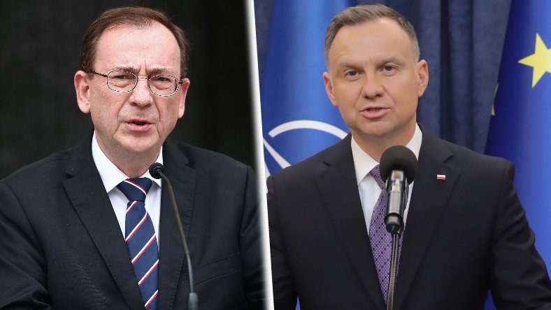 Mariusz Kamiński oraz Andrzej Duda