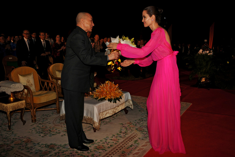 Angelina Jolie w Kambodży
