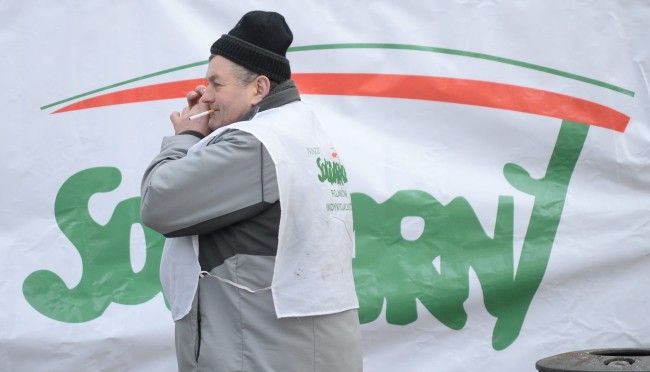 Protest rolników przed KPRM