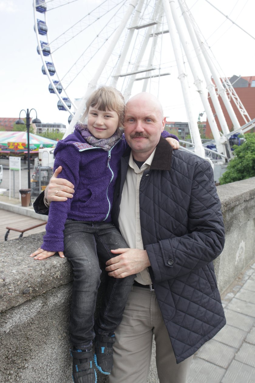 Andrzej Celebak (50 l.), córka Teresa (6 l.)