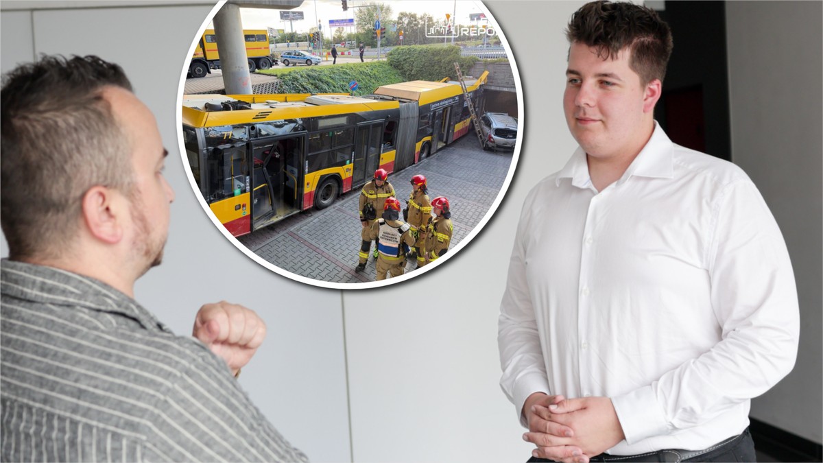 Wypadek autobusu w Warszawie. Doświadczony kierowca o kulisach pracy. "Czasem stres bierze górę"