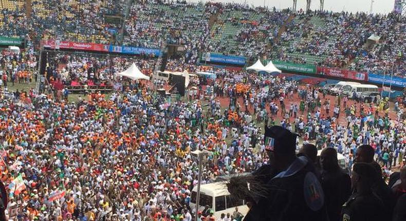 APC Presidential candidate, Muhammadu Buhari campaigns in Lagos