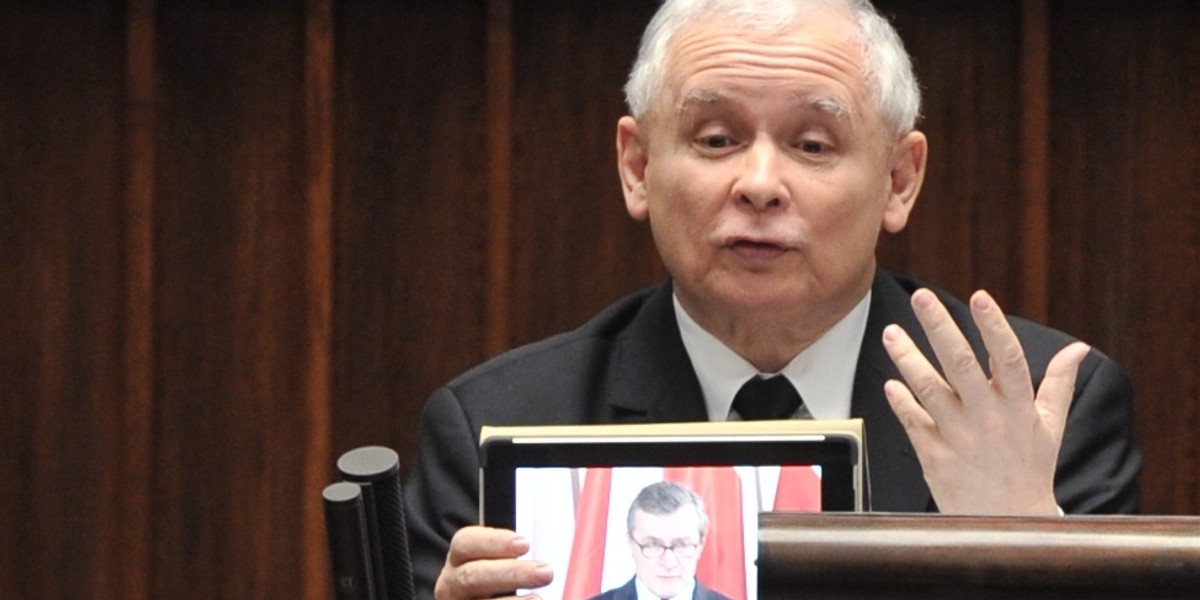 Jarosław Kaczyński w Sejmie