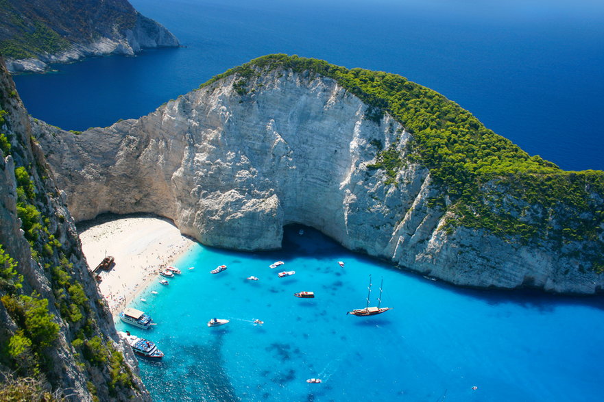 Navagio Bay, Zakynthos, Grecja