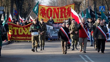 Marsz ku czci pamięci żołnierzy wyklętych w Hajnówce