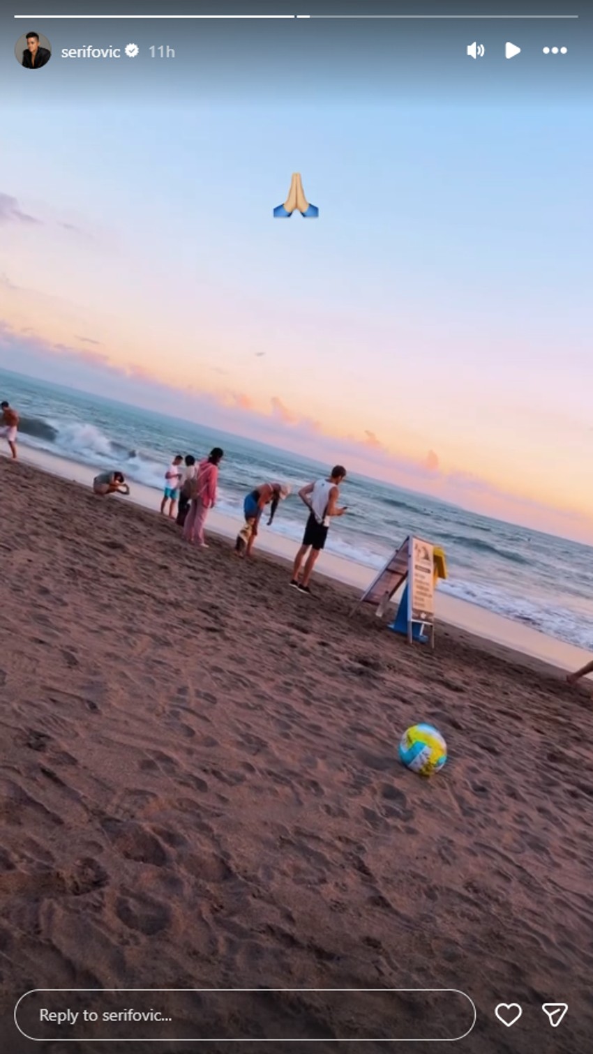 Marija Šerifović, objava