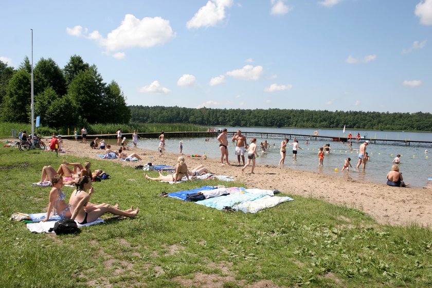 Plaża nad Strzeszynkiem