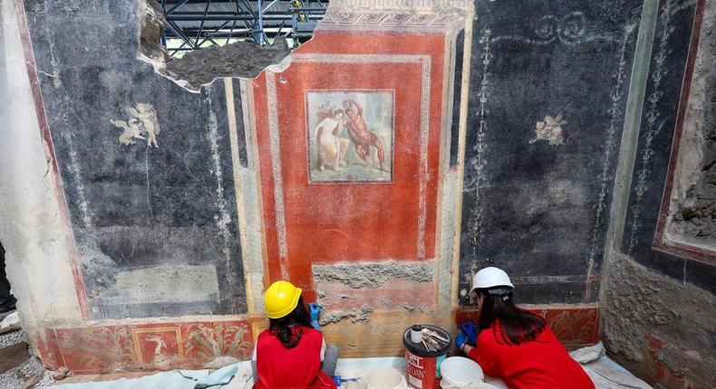 Recent restoration projects in Pompeii have led to some spectacular new discoveries.Marco Cantile/LightRocket via Getty Images