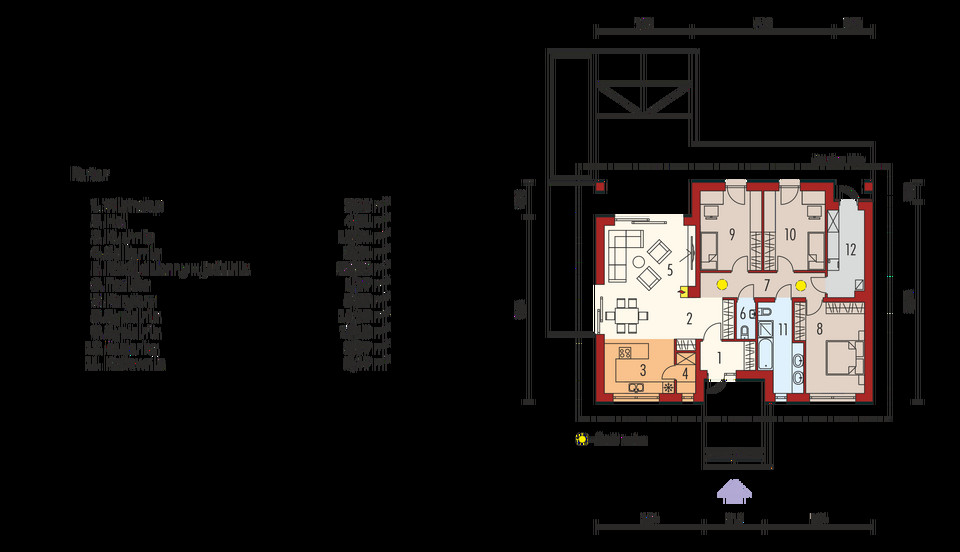 Mini 4 - plan wnętrza 