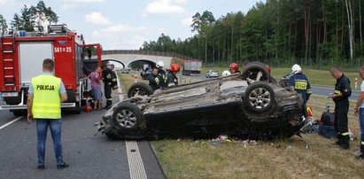 Groźny wypadek na S8. Troje dzieci w szpitalu