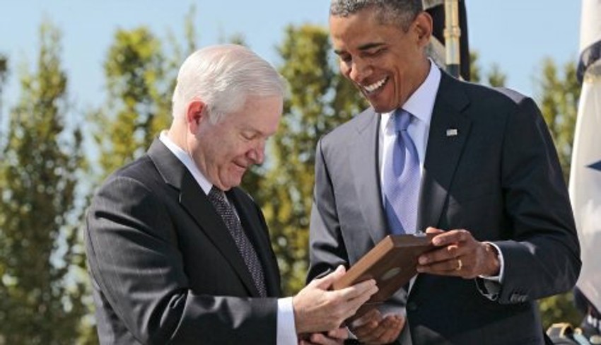 Barak Obama ispraća Roberta Gejtsa u penziju