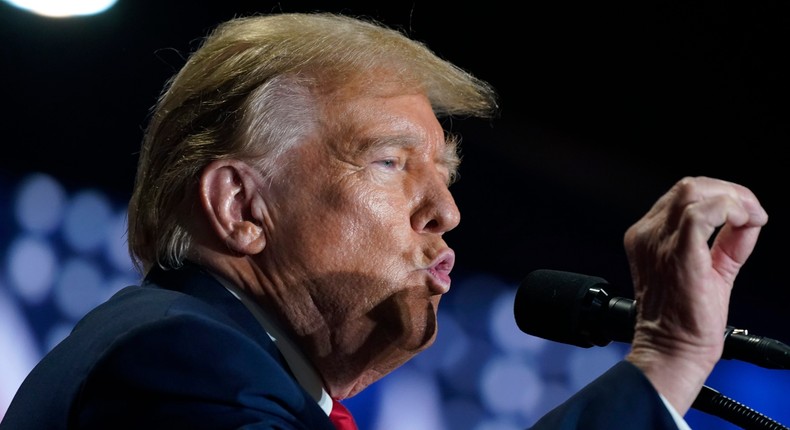 Trump speaks at a March 2024 rally in Richmond, Va.AP Photo/Steve Helber