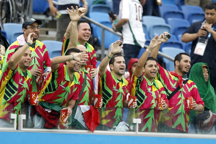 Tak się kibicuje na mundialu w Brazylii