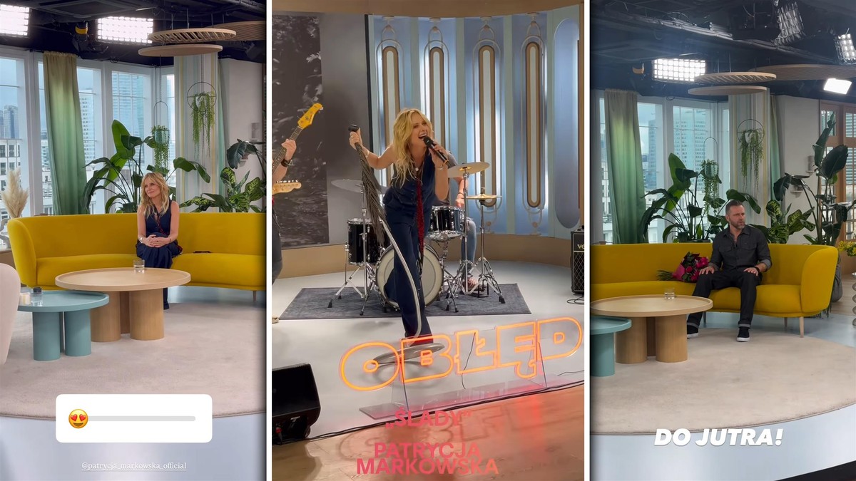 Mąż Markowskiej stroni od show-biznesu. Wszyscy byli zaskoczeni, kiedy wparował na antenę z kwiatami