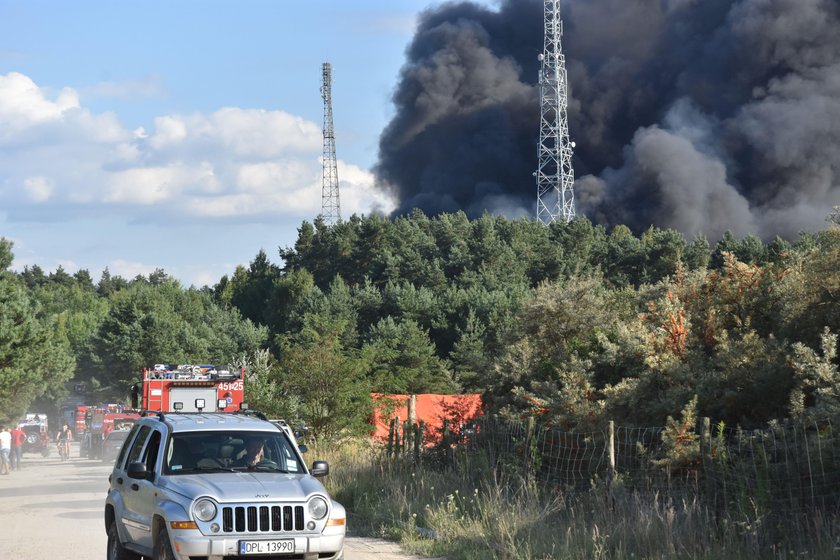 Pożar na Dolnym Śląsku. Płonie składowisko odpadów