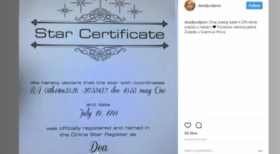 dea Djurdjevic poklon od Mladena 