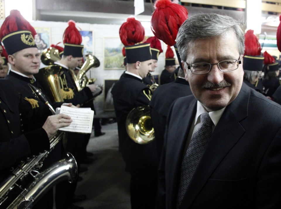 Prezydent Bronisław Komorowski, fot. PAP/Andrzej Grygiel