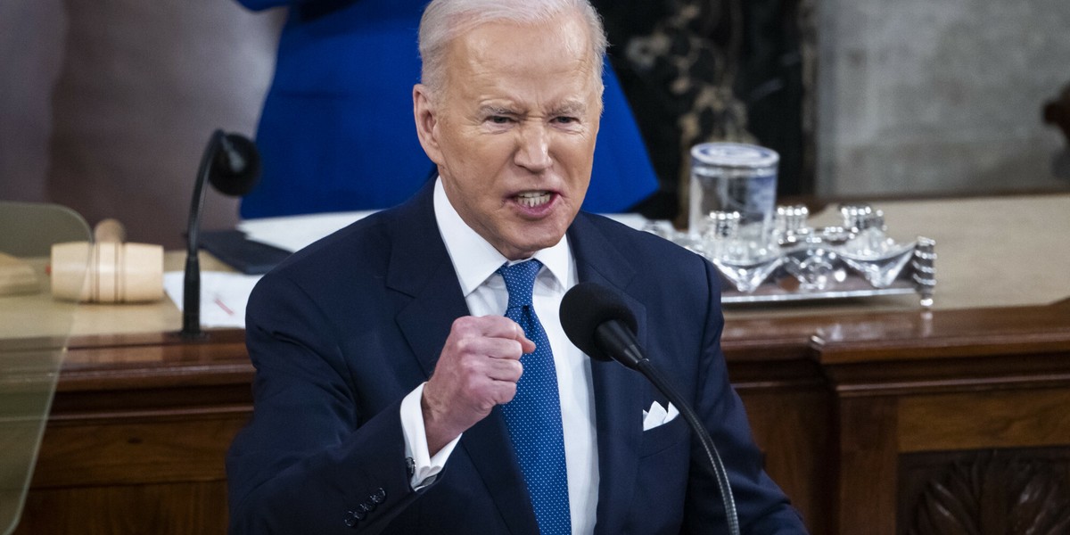 Biały Dom nakłada kolejne sankcje. Na zdjęciu prezydent Joe Biden.