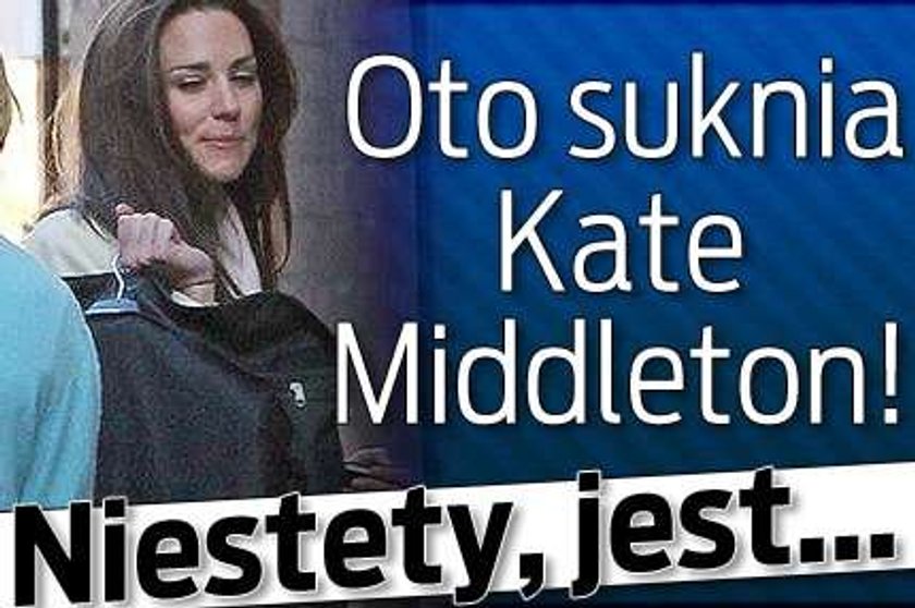 Oto suknia Kate Middleton! Niestety, jest...