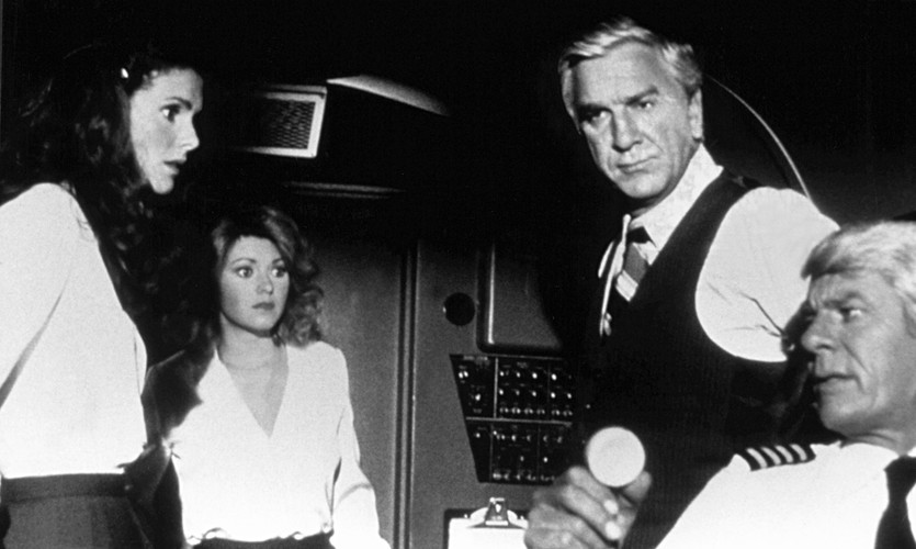 8. 'Czy leci z nami pilot?' ('Airplane!', 1980, reż. Jim Abrahams, David Zucker, Jerry Zucker)