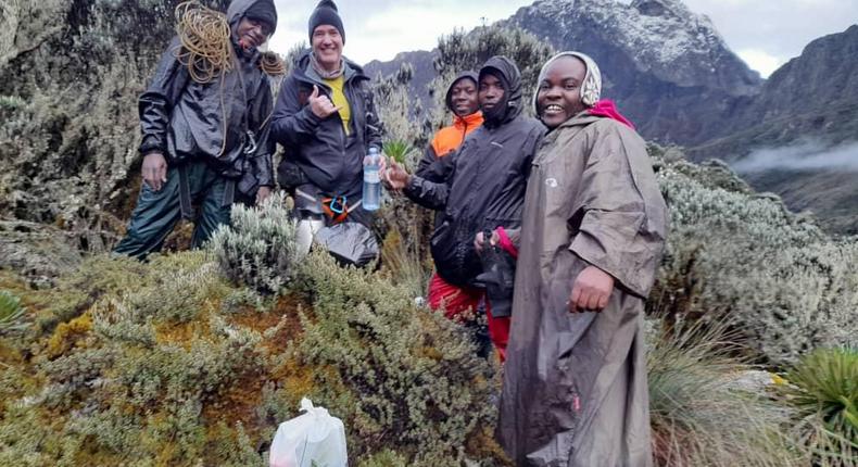 Rwenzori mountain climbers