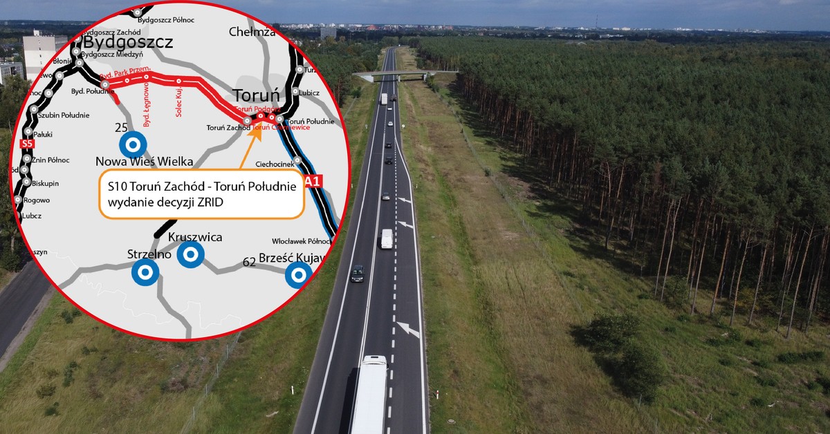 Mieszkańcy czekają na ten odcinek od lat. Tak będzie wyglądał toruński fragment S10 [WIZUALIZACJA]