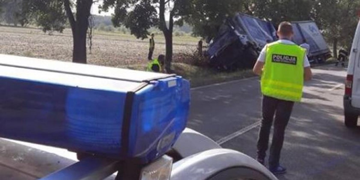 śmiertelny wypadek pod Łowiczem