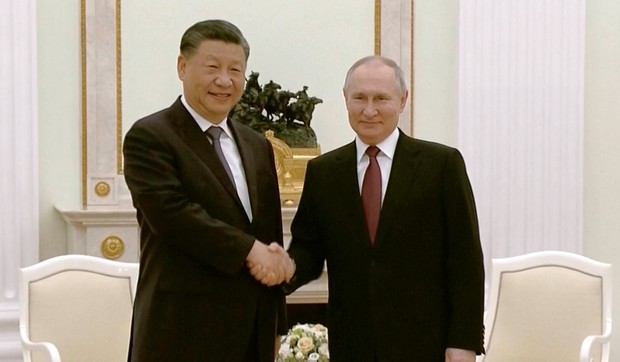 Si Đinping i Vladimir Putin