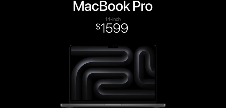 MacBook Pro 14 M3 "od" 1599 dol.