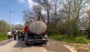 Požar u baraki kod Plavog mosta