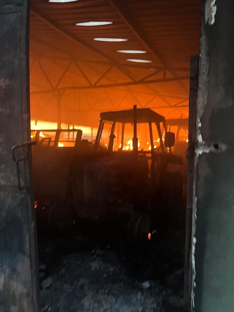 Požar na salašu kod Vršca