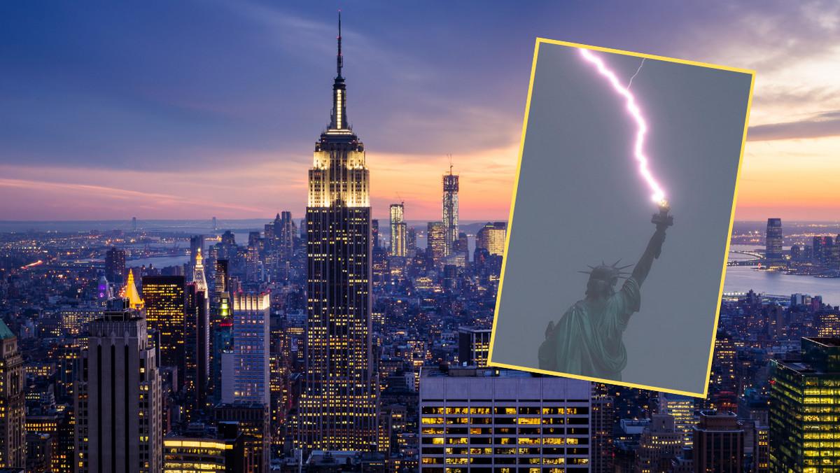 Zdjęcie burzy w Nowym Jorku hitem w sieci. Autor uchwycił niezwykły moment