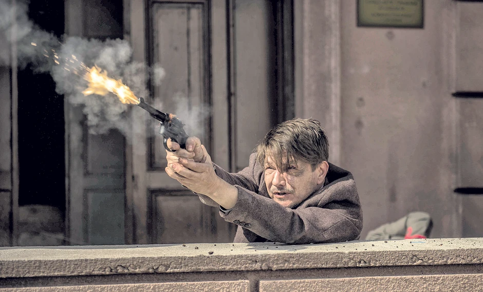 Dragan Bjelogrlić, slika iz serije "Senke nad Balkanom"