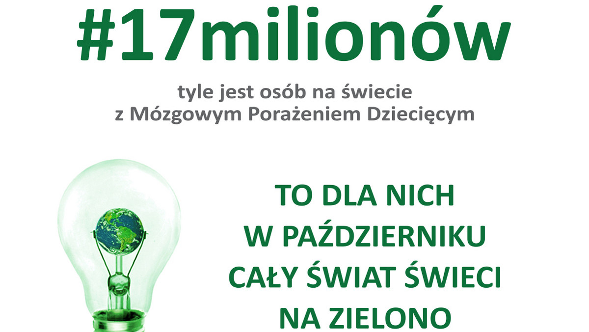 Już za kilka dni, 1 października - po raz drugi wystartuje ogólnopolska kampania społeczna #17 milionów. Organizator akcji – Fundacja Pomocy Dzieciom "Kolorowy Świat" – kolejny raz w taki sposób chce zwrócić uwagę Polaków na codzienne problemy osób z Mózgowym Porażeniem Dziecięcym i przypomnieć, iż ludzie z MPD są pełnoprawnymi członkami społeczeństwa.