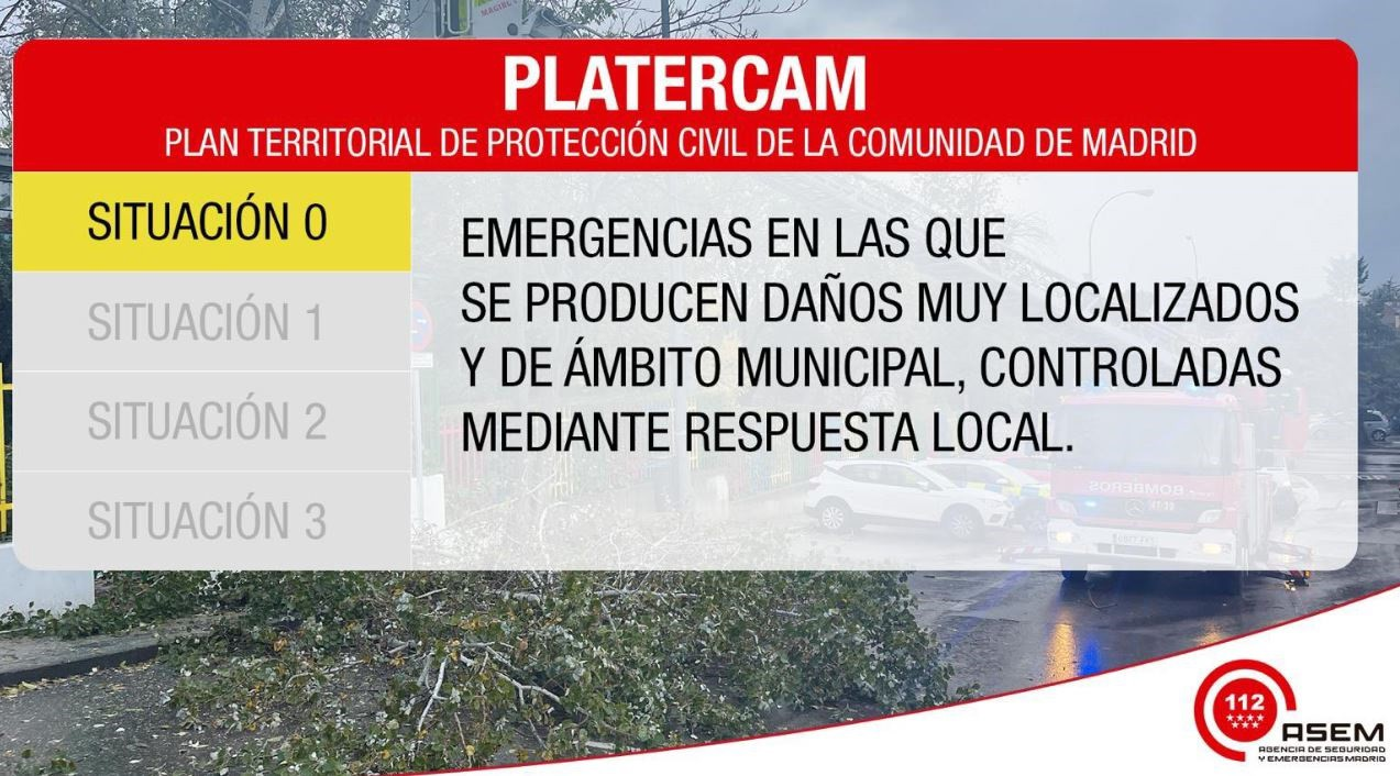 Madrid activa plan emergencias por incendio en Guadalajara